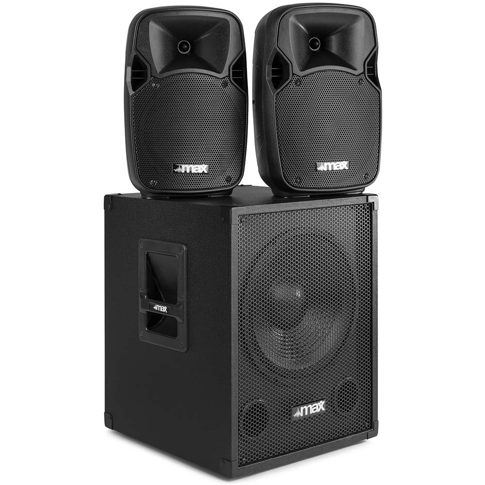 MAX MX700 2.1 Active Loudspeaker System with 12″ Subwoofer AVECorp