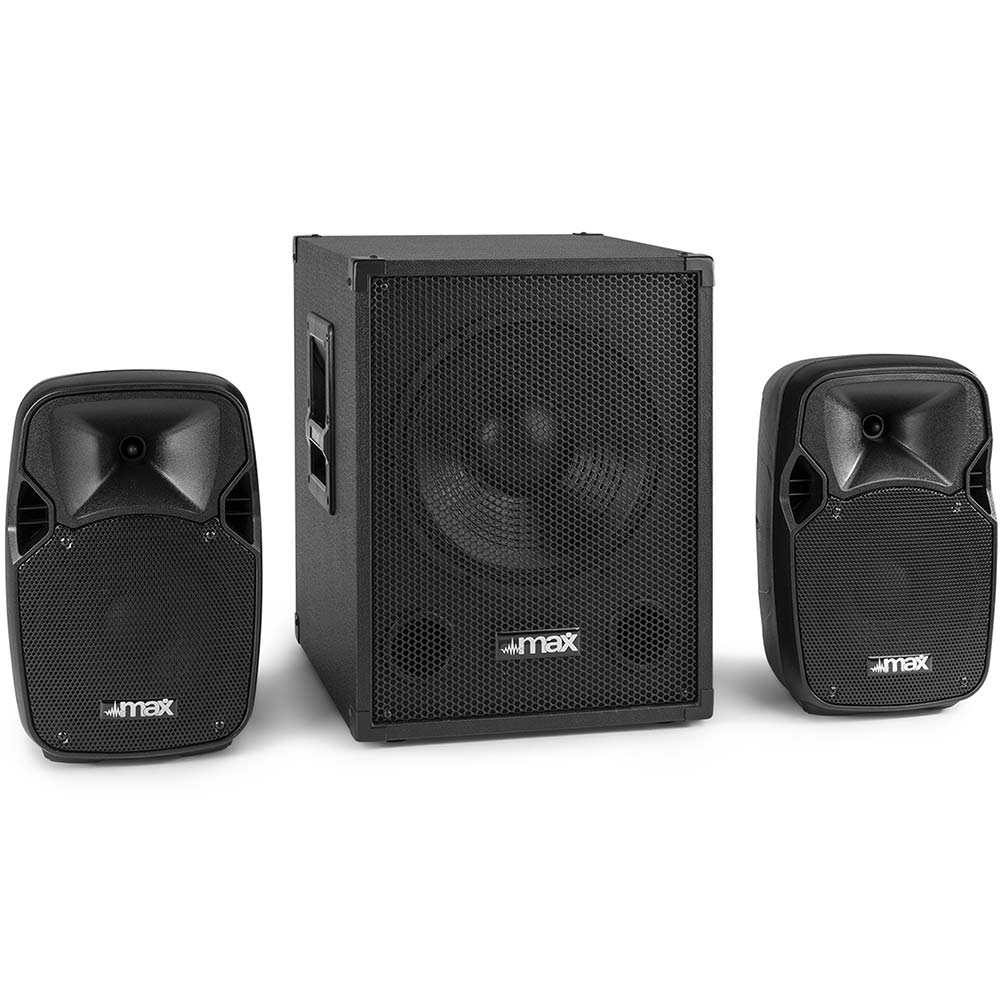 MAX MX700 2.1 Active Loudspeaker System with 12″ Subwoofer AVECorp