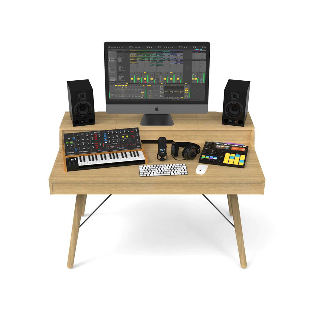 Glorious VINTAGE-STATION DJ Table and Studio Workstation - Image 2