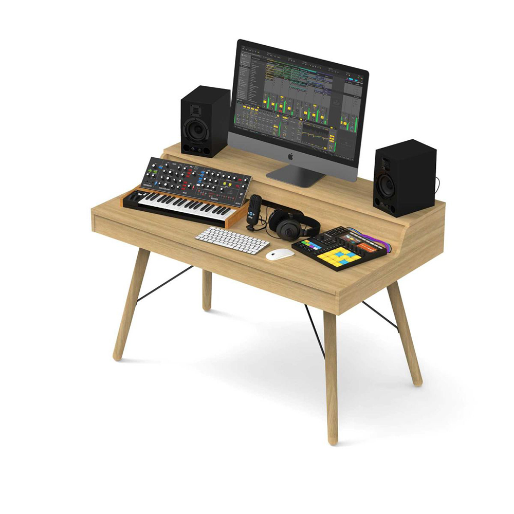 Glorious VINTAGE-STATION DJ Table and Studio Workstation - Image 3