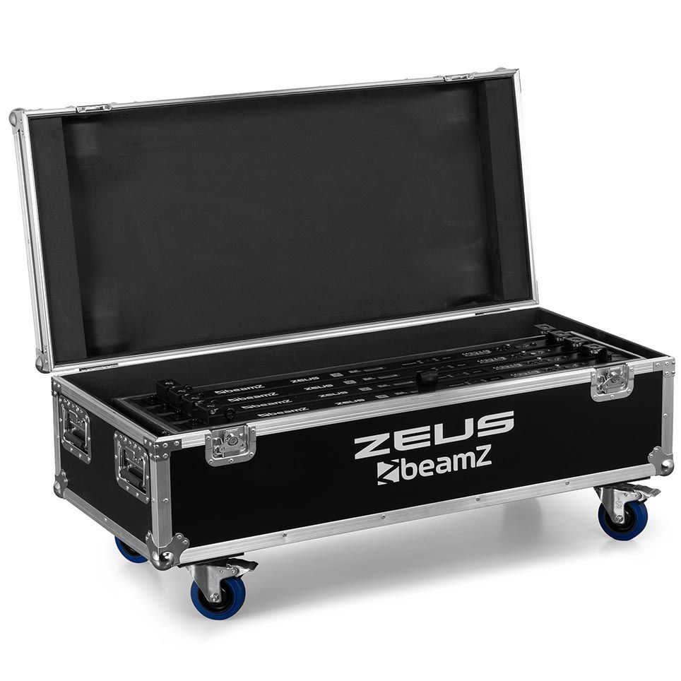 Beamz Zeus Battery Tube Set RGBW Set of 8 in Flightcase - Image 4