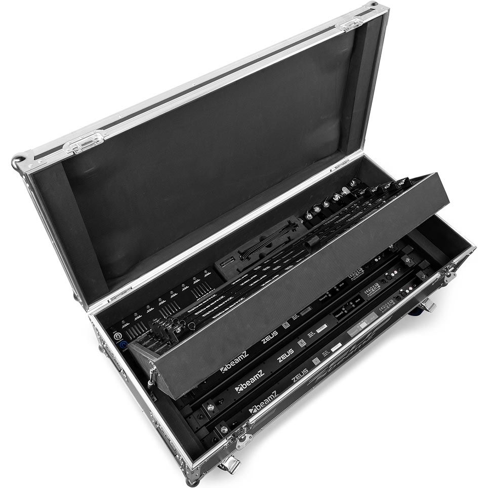 Beamz Zeus Battery Tube Set RGBW Set of 8 in Flightcase - Image 5