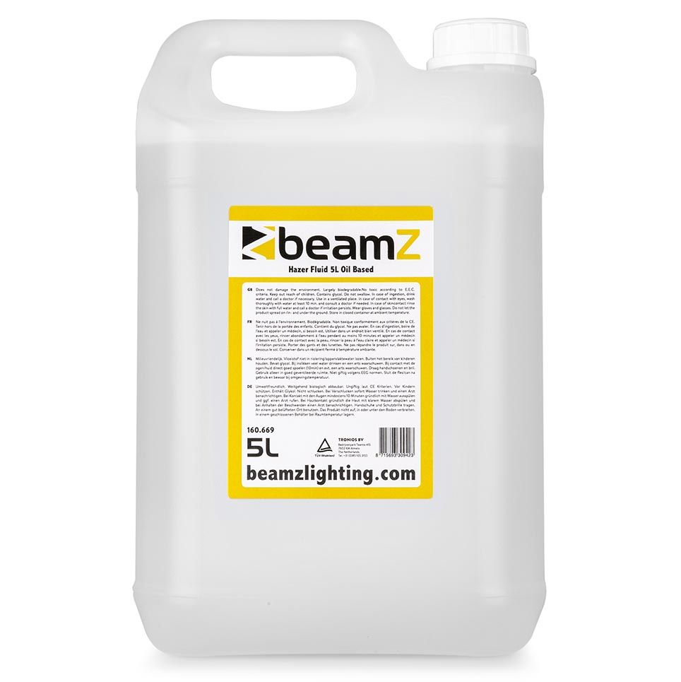 Beamz FHF5O Hazer Fluid 5L Oil Based HQ