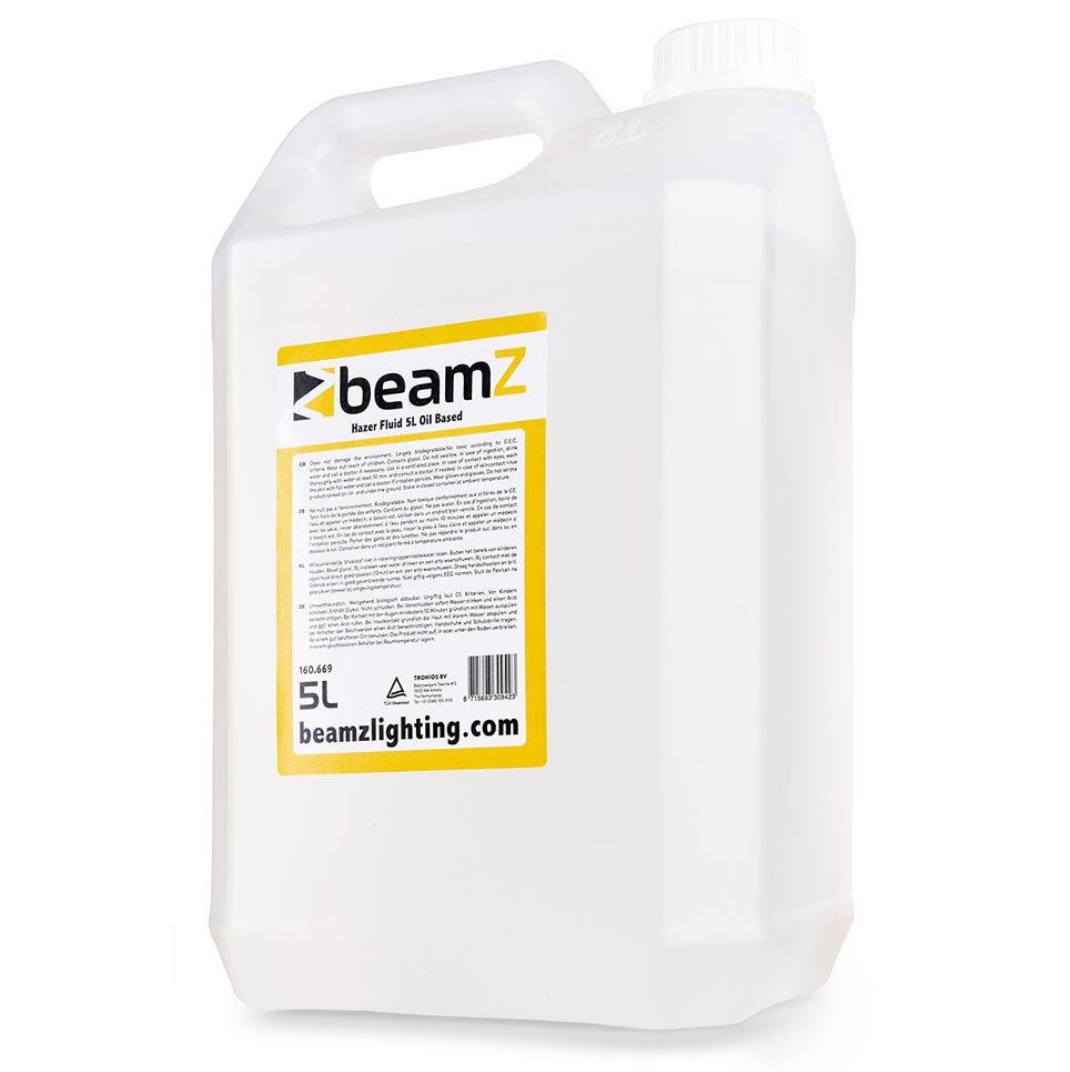 Beamz FHF5O Hazer Fluid 5L Oil Based HQ - Image 2