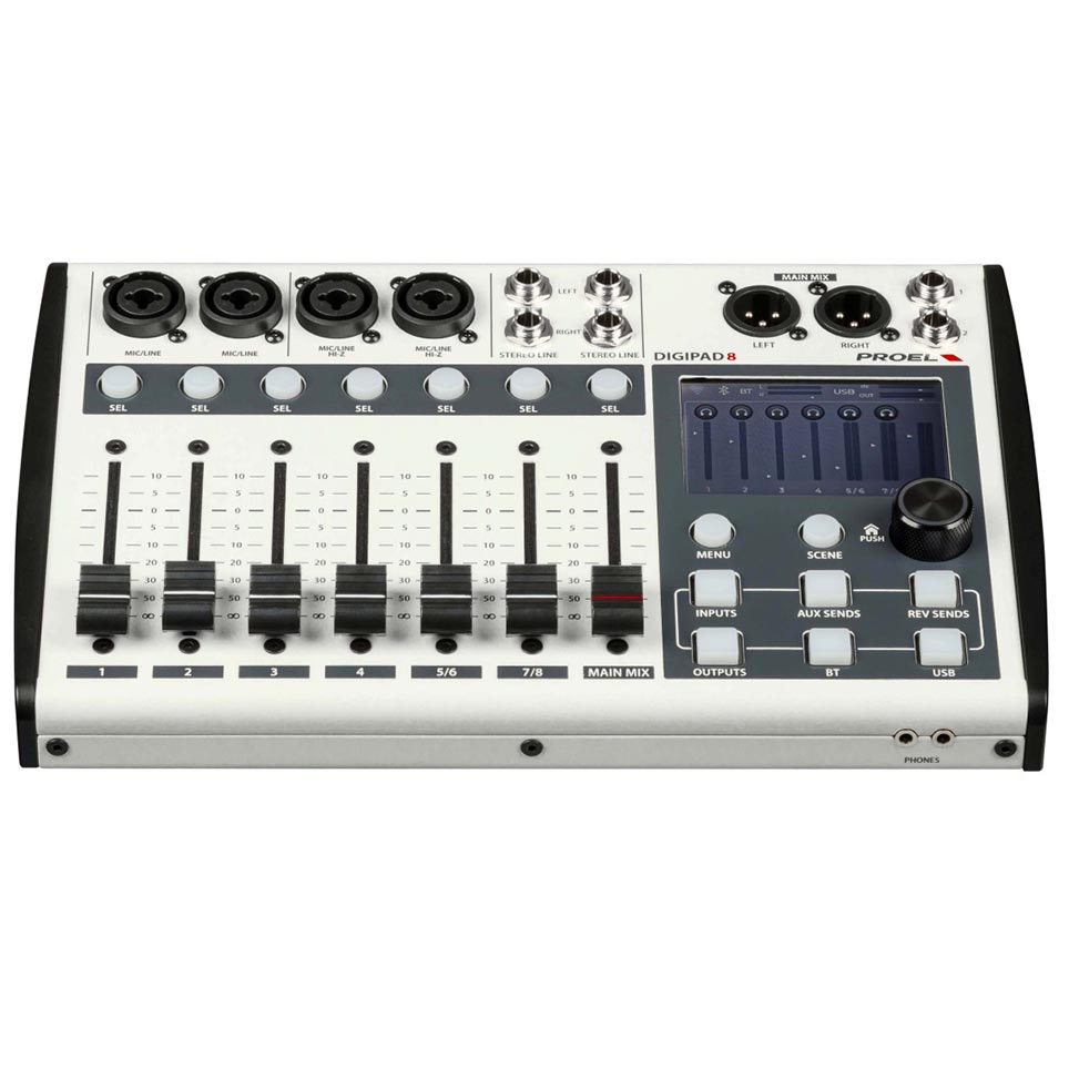 PROEL DIGIPAD8 – Compact 8-Channel Digital Mixer - Image 2