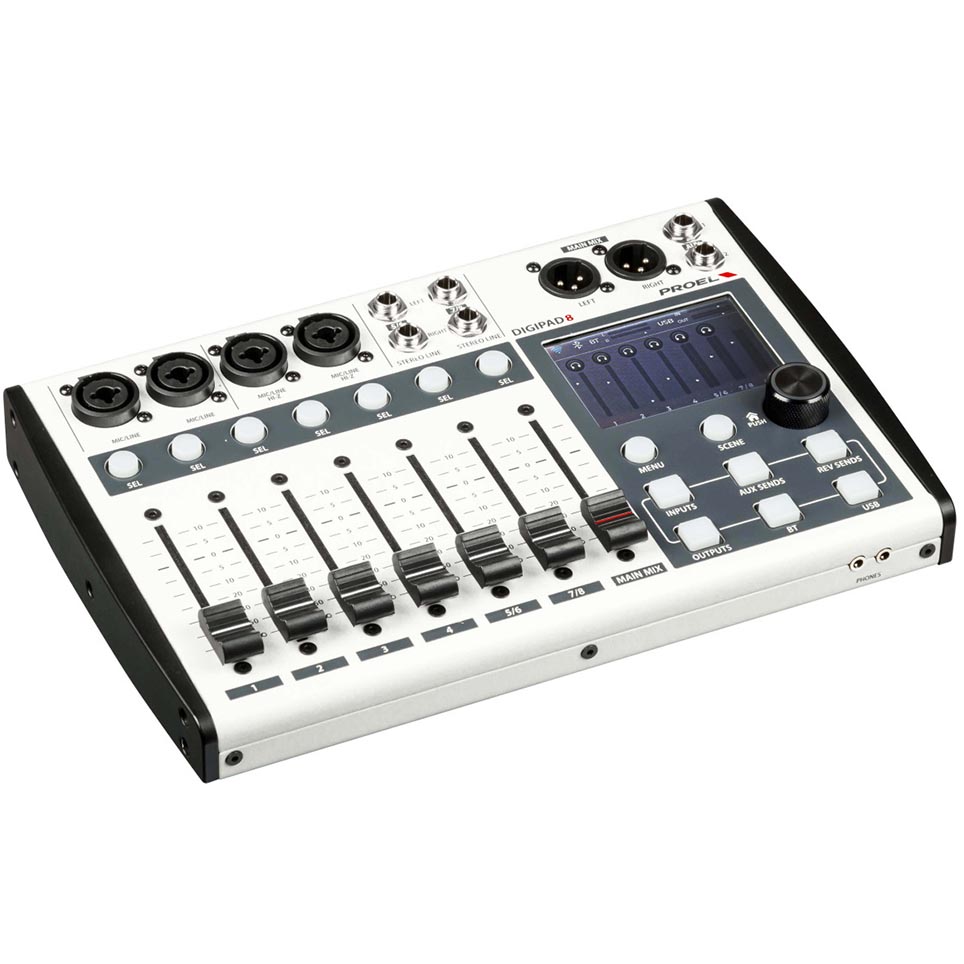 PROEL DIGIPAD8 – Compact 8-Channel Digital Mixer - Image 3