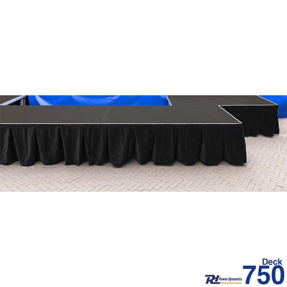 Power Dynamics SKIRT-V60 Stage Skirt Velvet-Look 6m x 60cm - Image 3