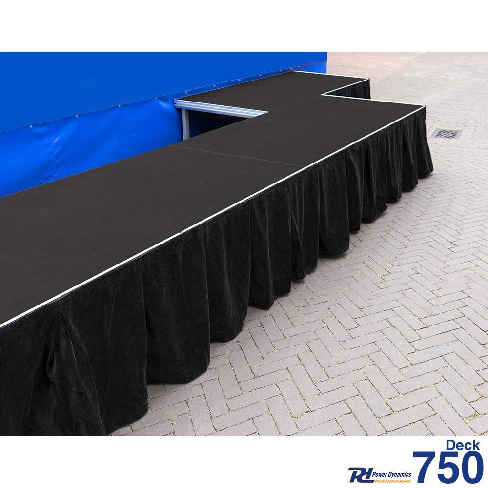 Power Dynamics SKIRT-V60 Stage Skirt Velvet-Look 6m x 60cm - Image 2