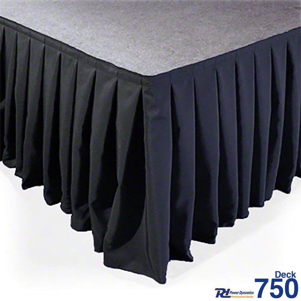 Power Dynamics SKIRT-V60 Stage Skirt Velvet-Look 6m x 60cm