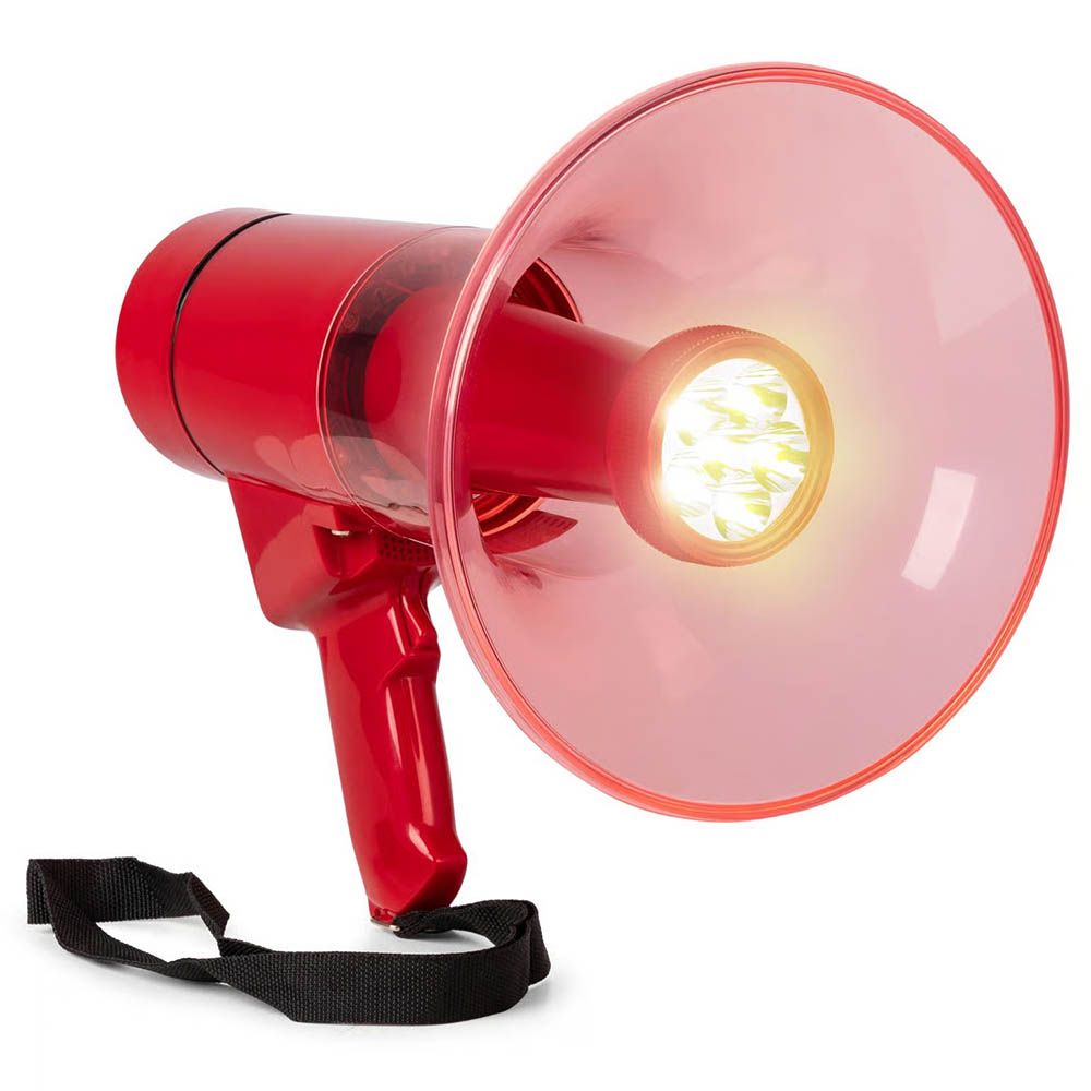 Vonyx MEG050-LED Megaphone with LED Light - 50W