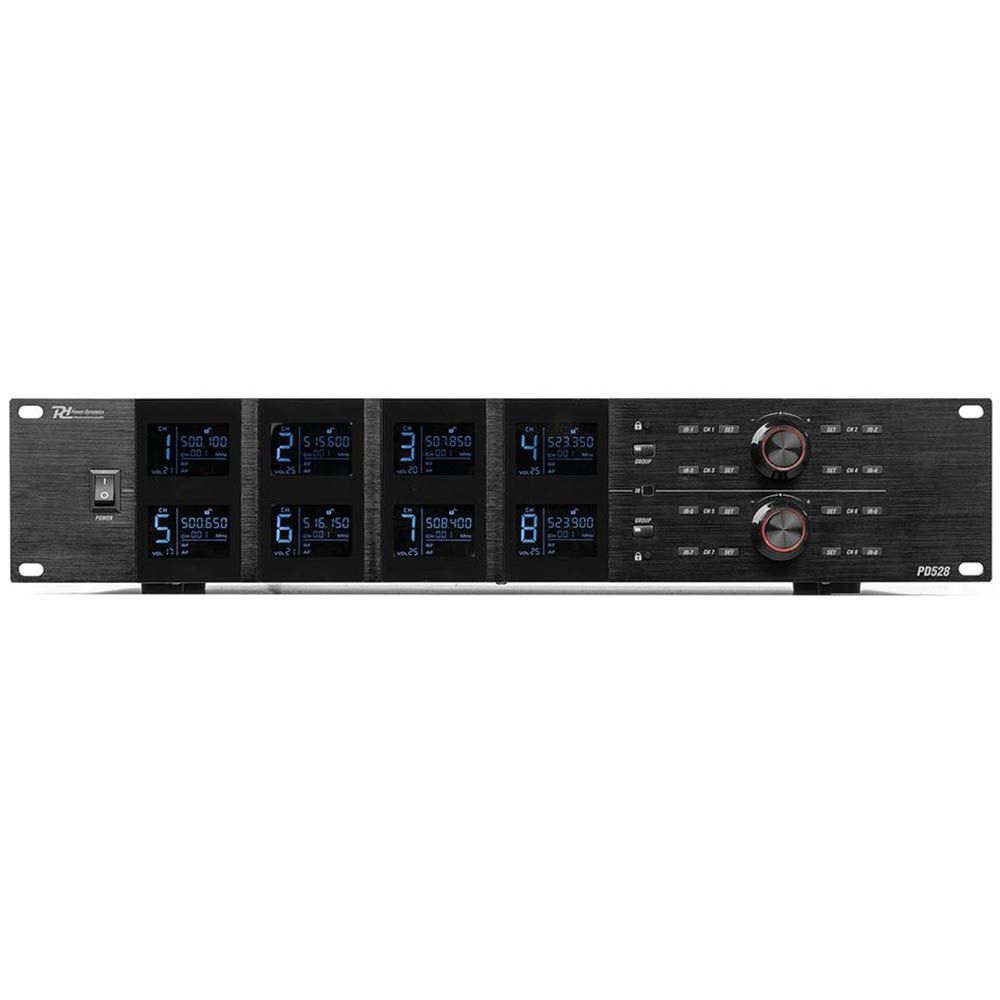 Power Dynamics PD528 UHF Wireless Handheld Microphone Set (Eight) - Image 2