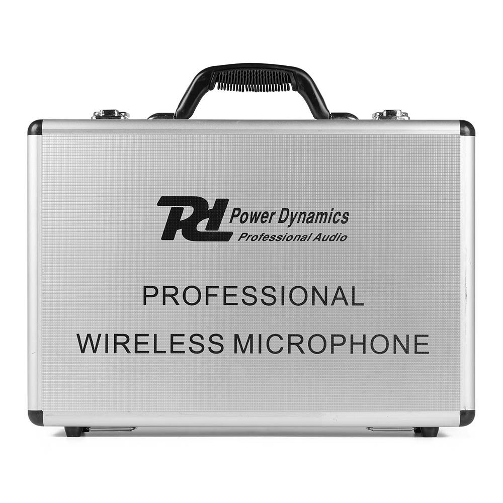 Power Dynamics PD522 UHF Wireless Microphone Set with 2 Handheld Microphones - Image 9
