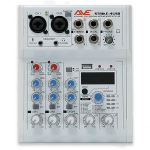 AVE STRIKE-4USB 4-Channel Interface Mixer Console