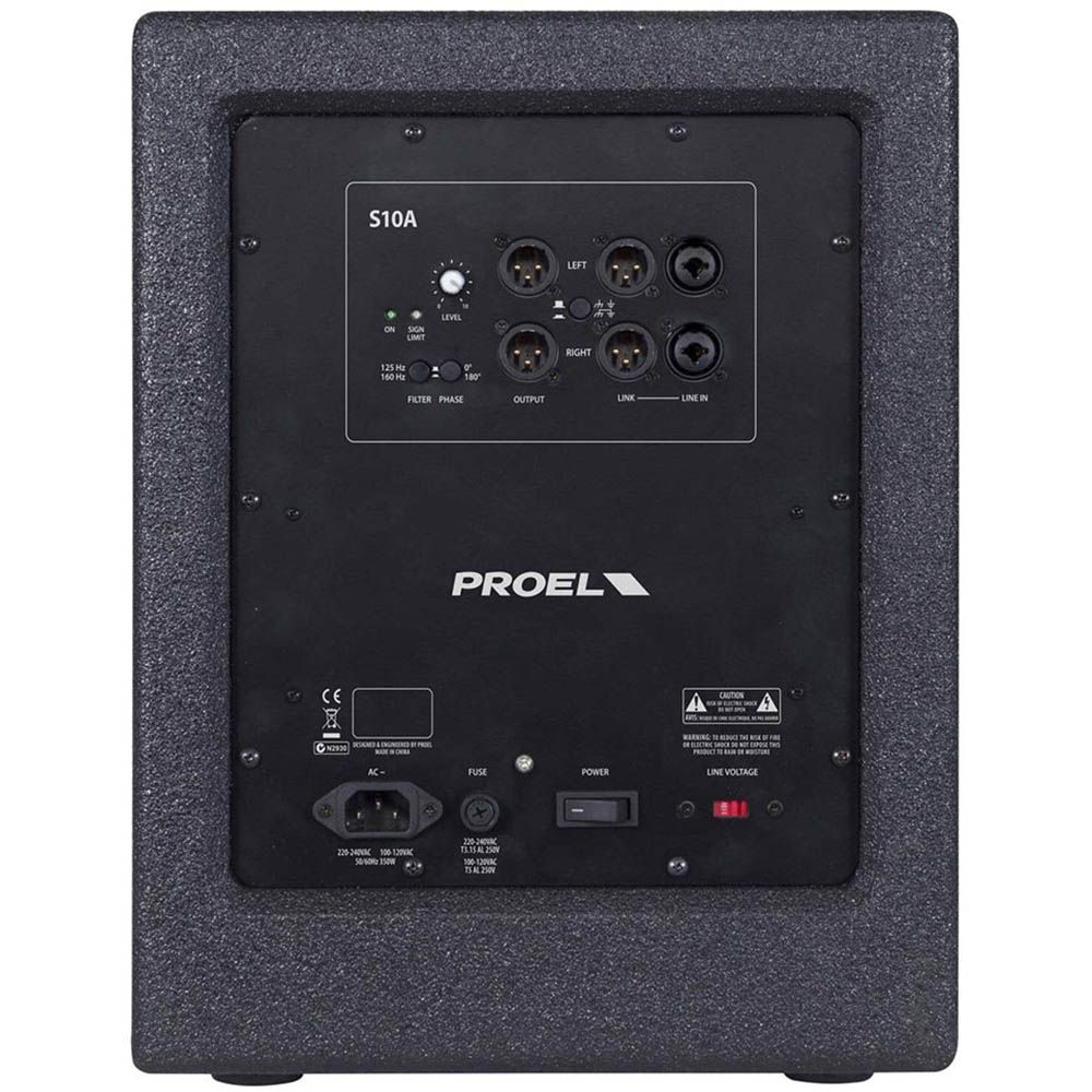 Proel LTX10SUB 10 Inch Installation Subwoofer Active - Image 5