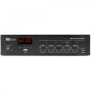Power Dynamics PDM25 100V Mixer-Amplifier with BT and Media Player 25W