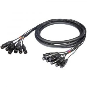 Proel CHLP430LU10 (8 x XLR 3P Female Cable Mount) – 10m