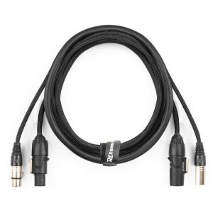 Power Dynamics CX07 Combi Cable: Power TR - XLR M/F (0.50m)