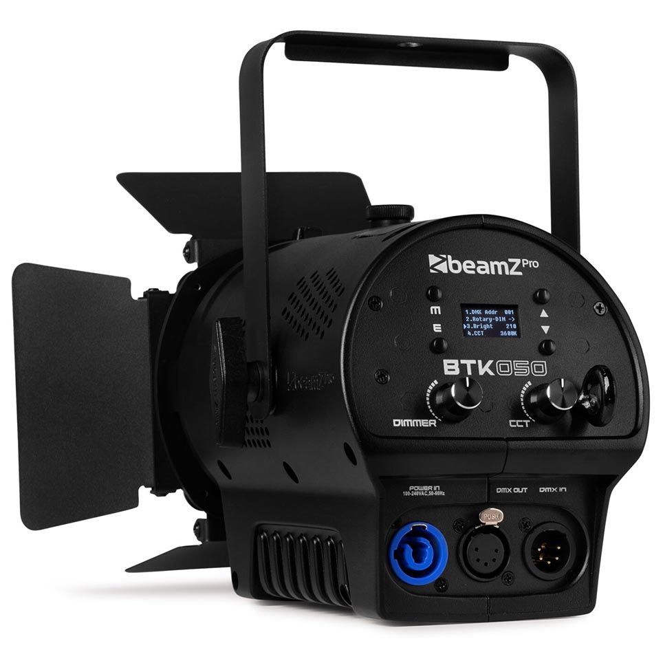 BeamzPRO BTK050Z-5 Mini Fresnel Zoom 2x 50W LED WW/CW Led Light