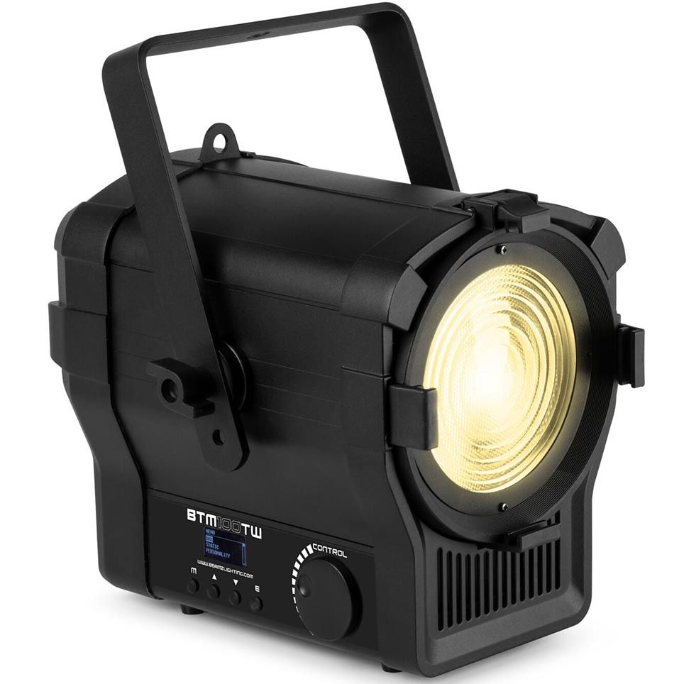 BeamzPRO BTM100TW Fresnel Zoom 100W Tunable WW/CW LED Light