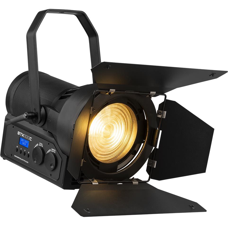 BeamzPRO BTM100TW Fresnel Zoom 100W Tunable WW/CW LED Light