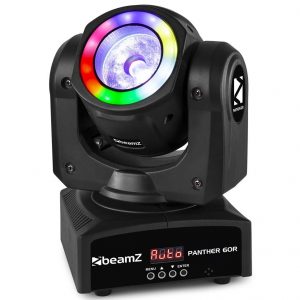 Beamz Panther 60R LED Beam Moving Head Light with Ring