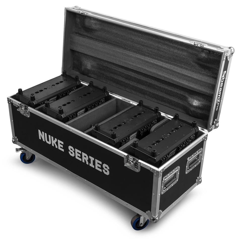 BeamzPRO FLCNL04 Flightcase for 4pcs NUKE