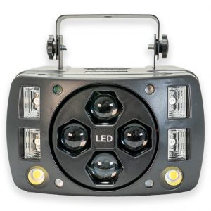 AVE DERBY-V1 4-Head RGBW Derby with Dual Lasers Multi-Effect DMX Stage Light