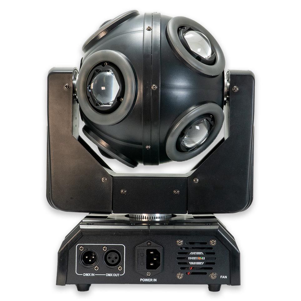 AVE COSMOS 8 Head Moving Head Multi-Effect DMX Lighting with LED Ring Effects