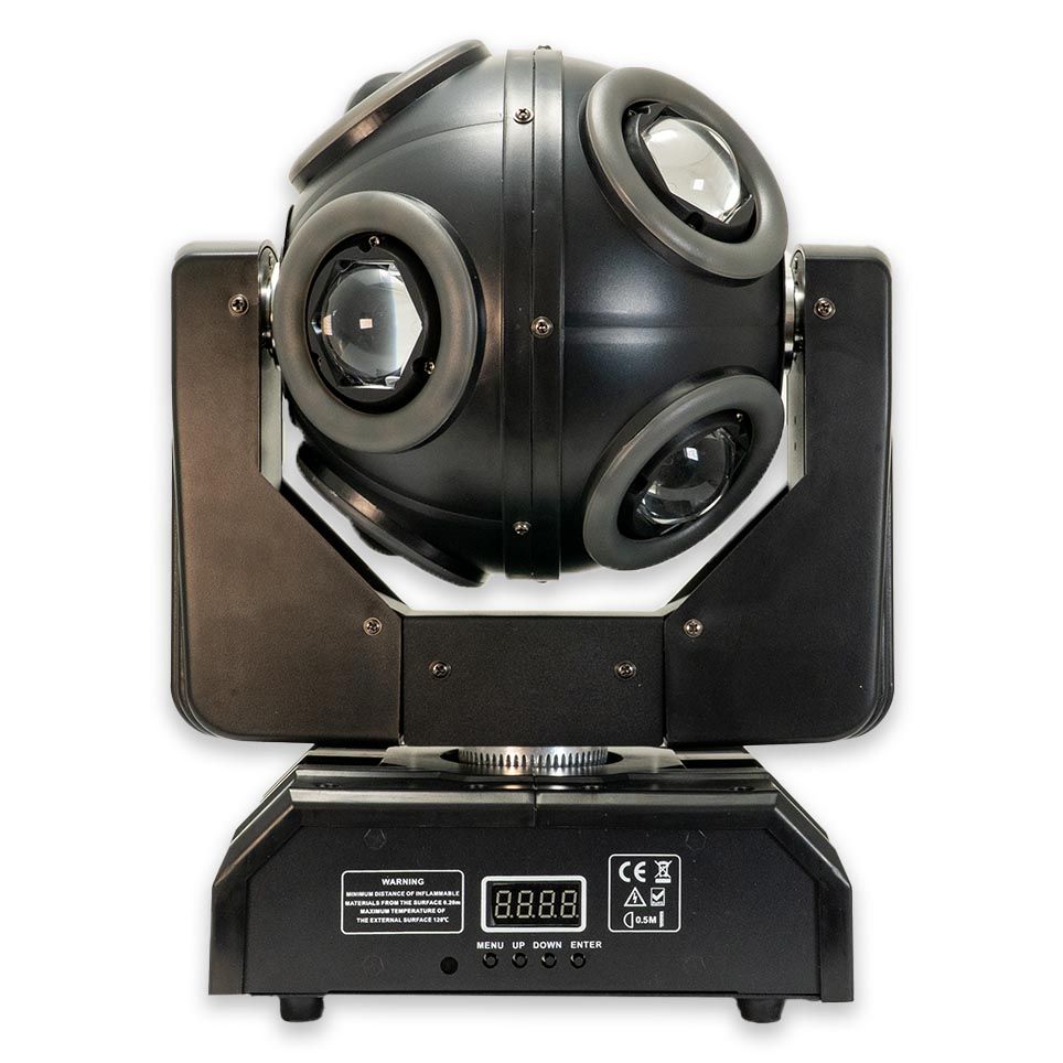 AVE COSMOS 8 Head Moving Head Multi-Effect DMX Lighting with LED Ring Effects