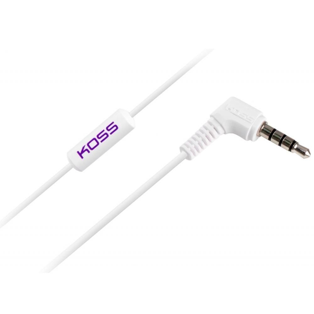 Koss KEB6iV Violet Earphones with In-Line Microphone