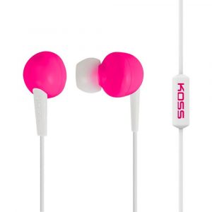 Koss KEB6iP Pink In-Ear Earphones with In-Line Microphone