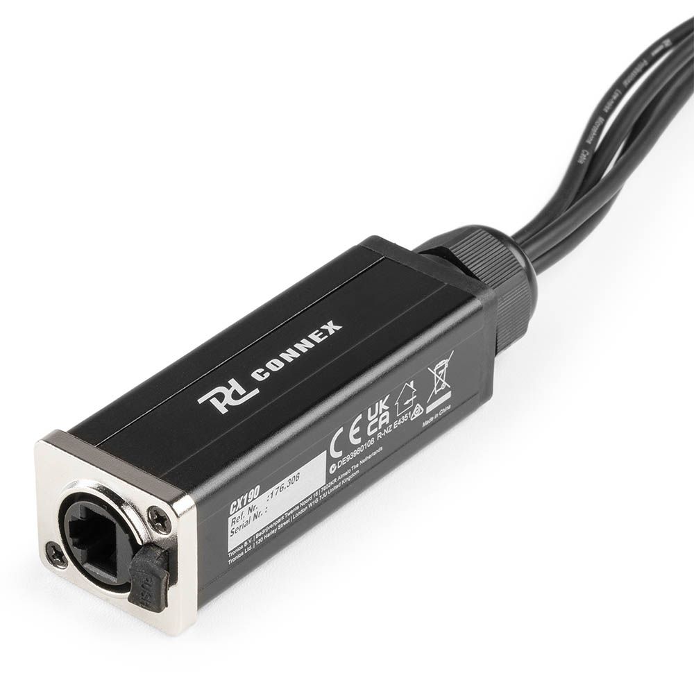 Power Dynamics CX190 RJ45 to 4x XLR3M Cable Splitter