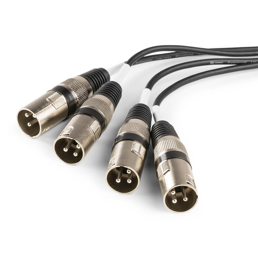 Power Dynamics CX190 RJ45 to 4x XLR3M Cable Splitter