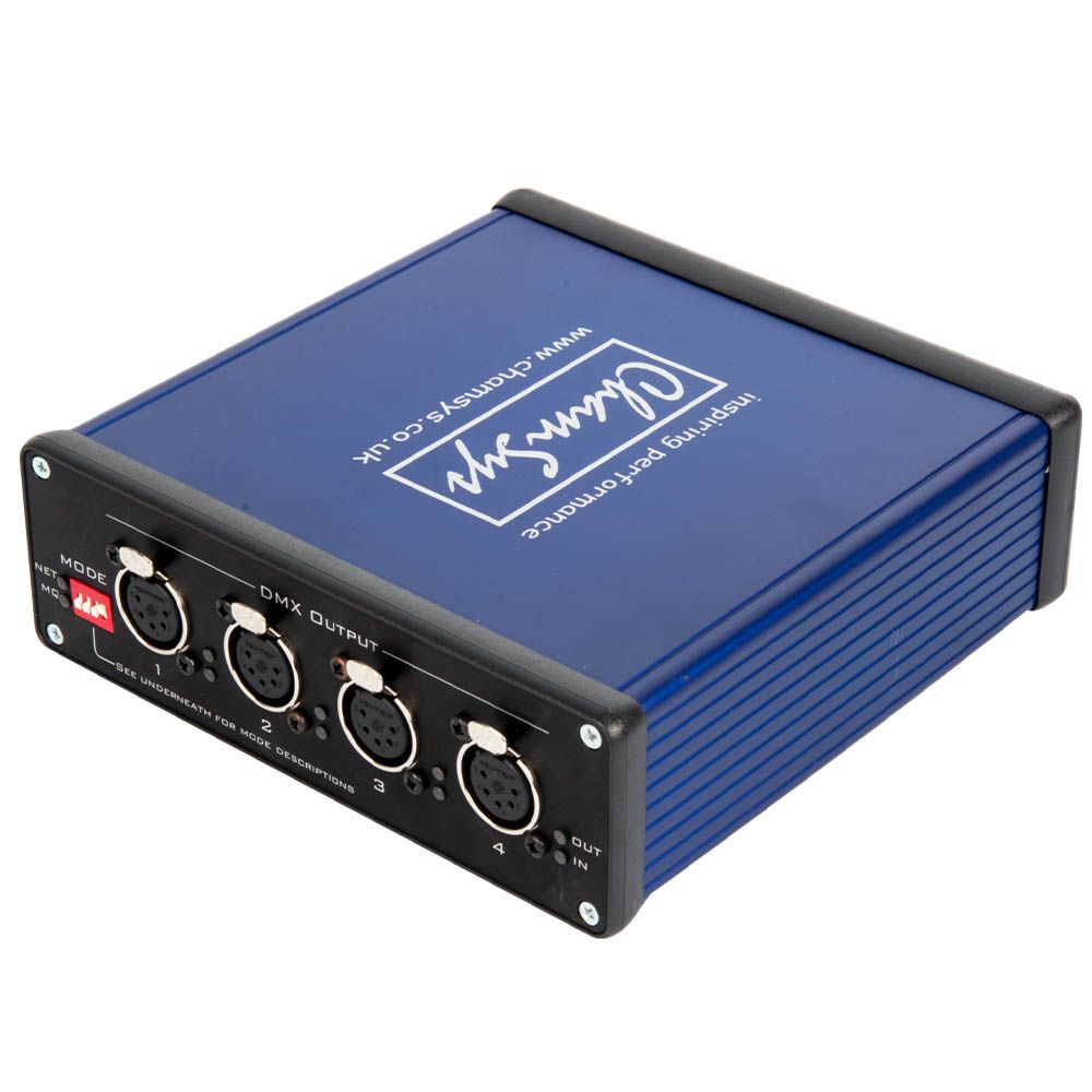 Chamsys SnakeSys B4 Four Universe Ethernet to DMX512 Box