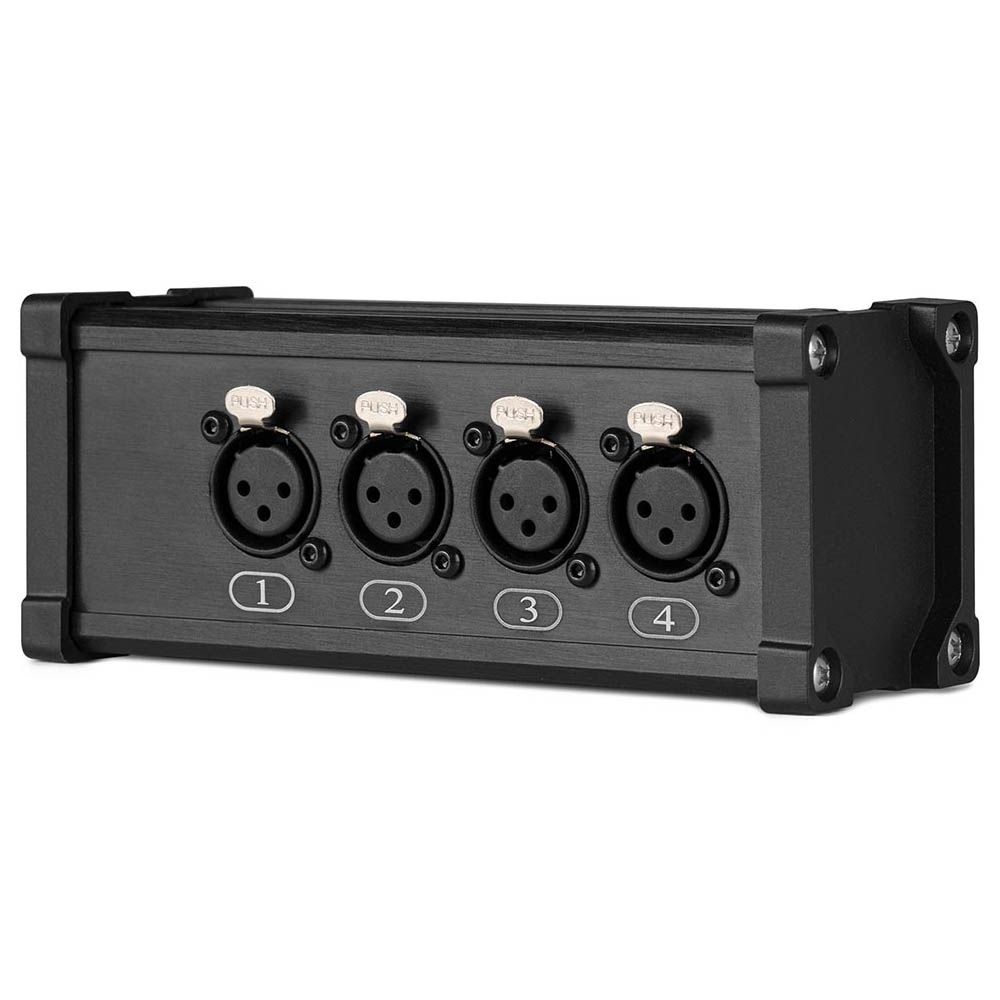Power Dynamics CX187 RJ45 to 4x XLR3F Splitter Box