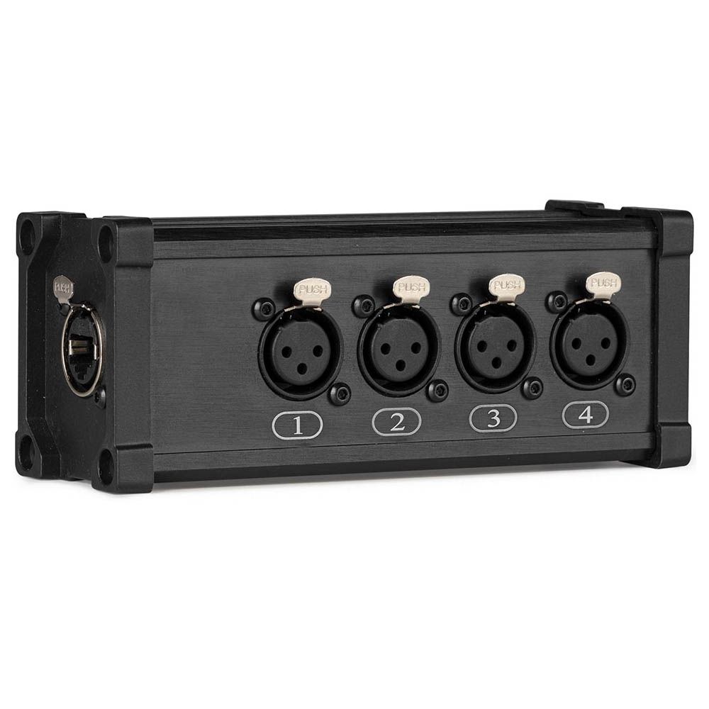 Power Dynamics CX187 RJ45 to 4x XLR3F Splitter Box