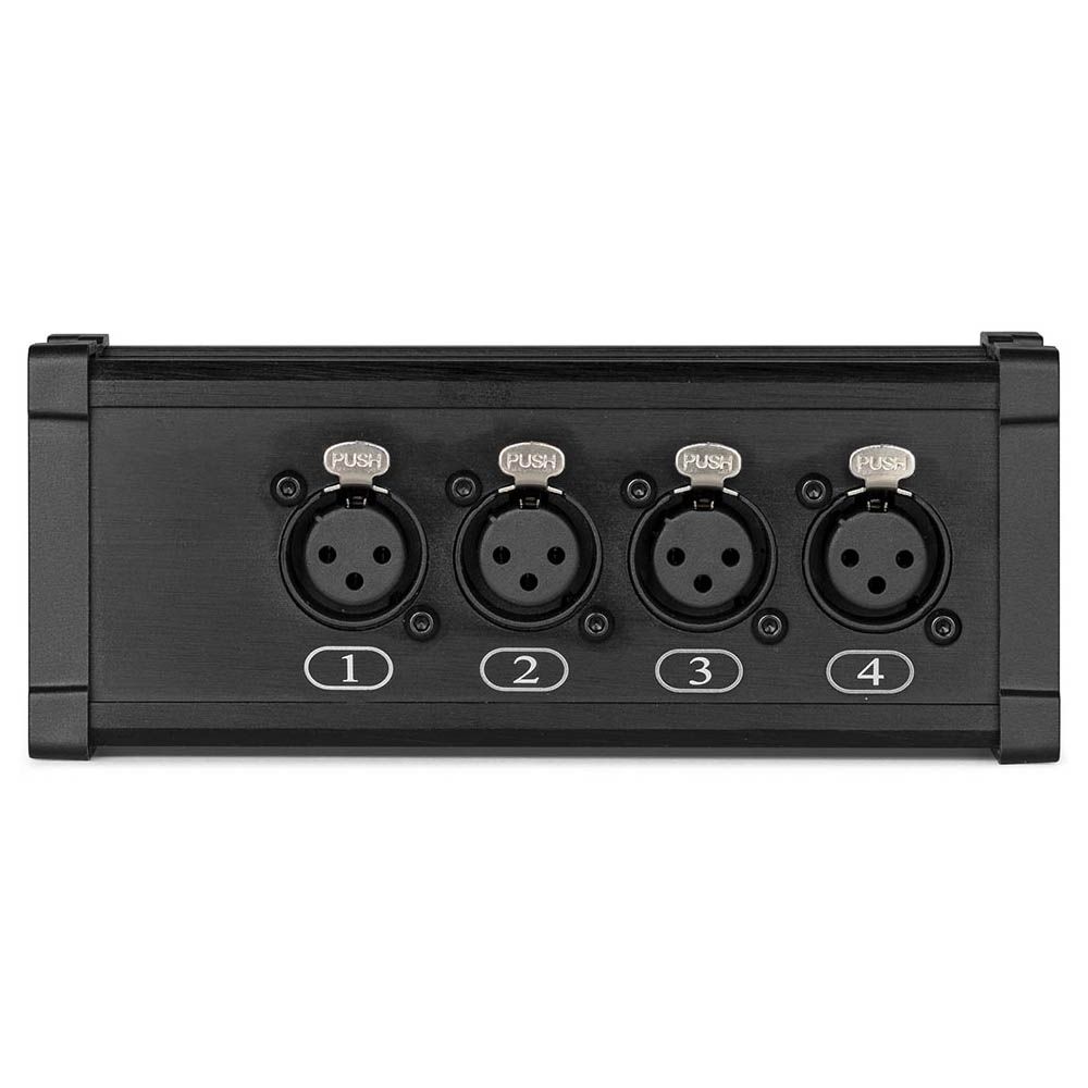 Power Dynamics CX187 RJ45 to 4x XLR3F Splitter Box