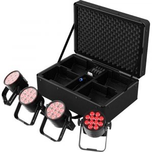 Chauvet DJ Freedom Par Q12 Battery-Powered RGBA LED Fixture 4-Light Kit