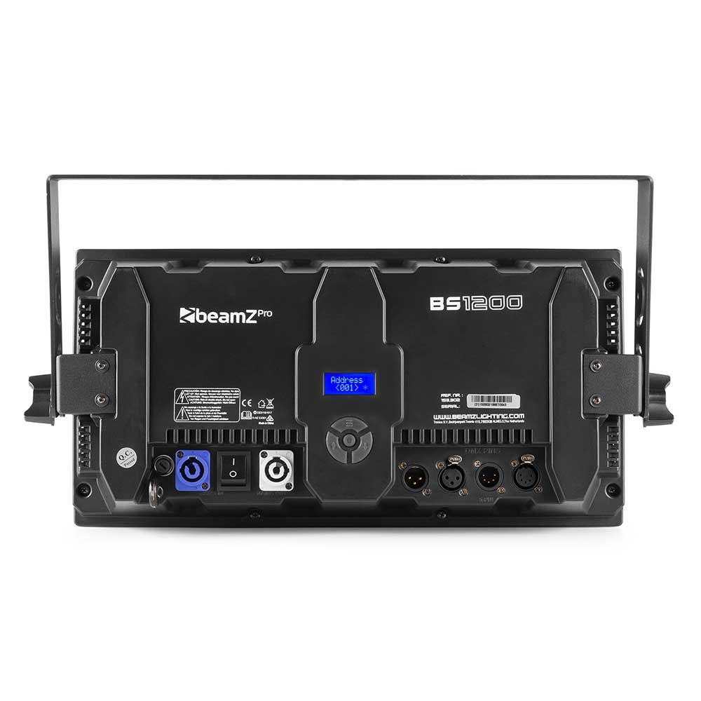 BeamzPro BS1200 LED RGB Strobe Blinder Floodlight