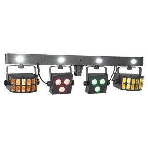 Beamz SHOWBAR FREE2 Integrated PAR, Derby and Strobe Lighting System