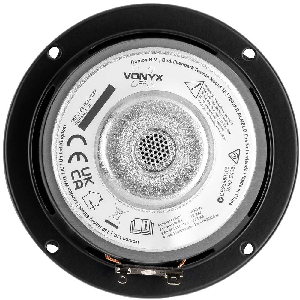 Vonyx WPP10 4-inch Hi-Fi Woofer