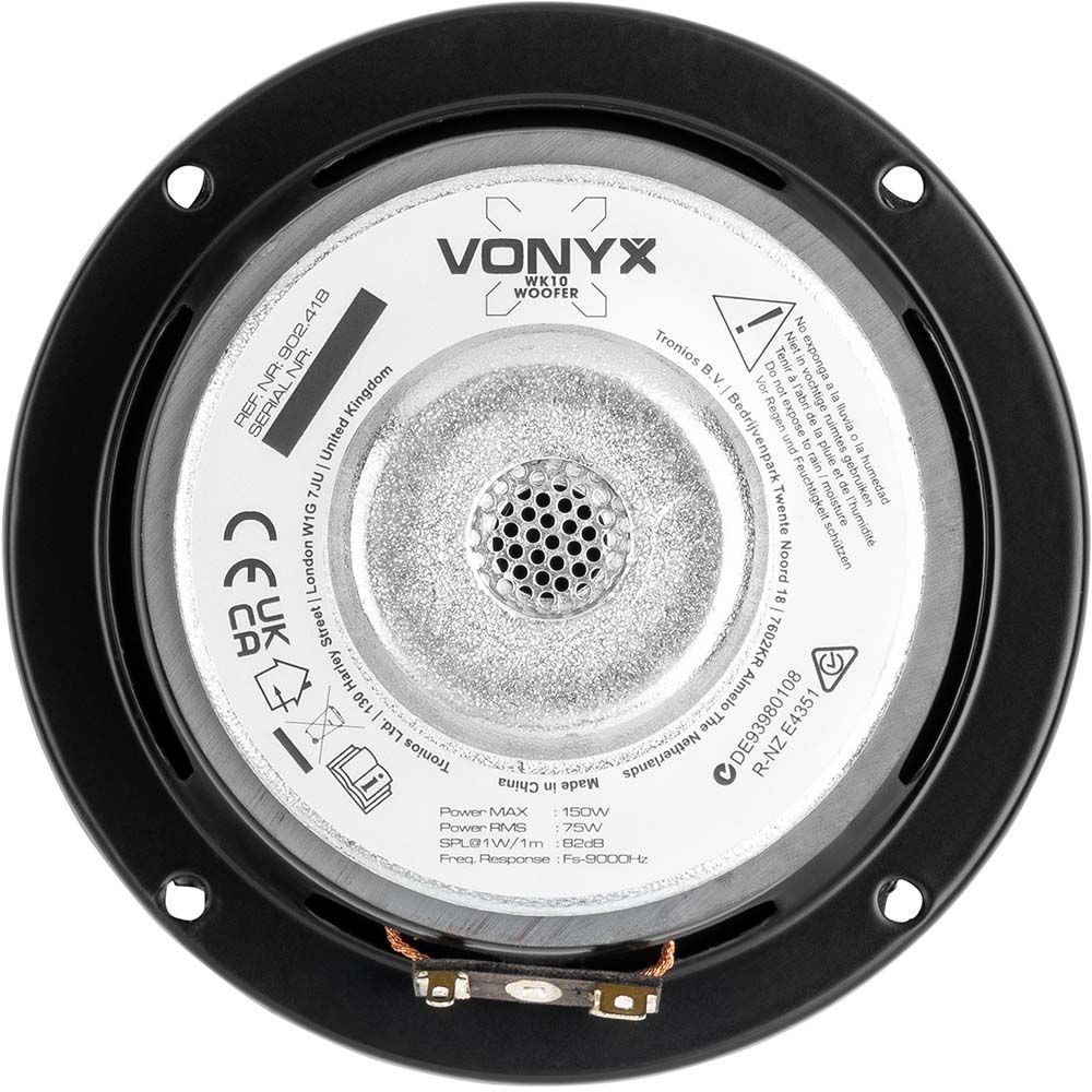 Vonyx WK10 Wide Range Woven Cone Speaker Driver