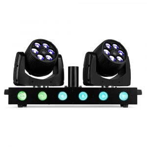 Beamz FUZE Twin LED Wash Moving Head Bar