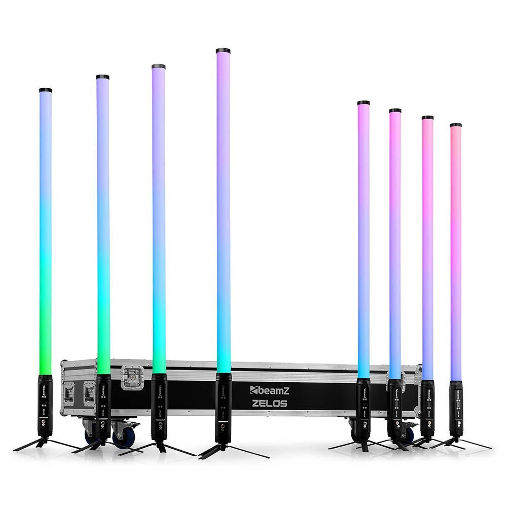 Beamz Zelos LED Tube Set RGBW, 8 Tubes