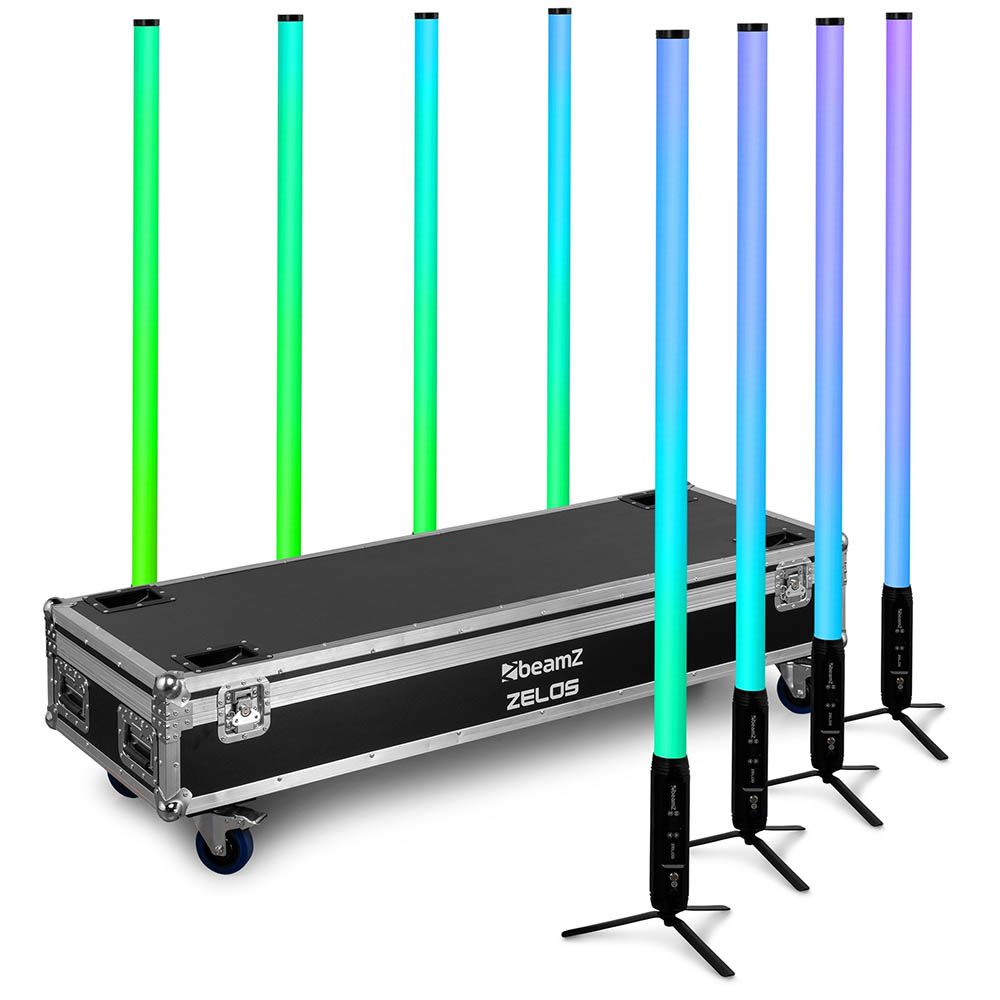 Beamz Zelos LED Tube Set RGBW, 8 Tubes