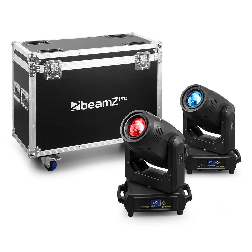 BeamZ PRO IGNITE300A-2 LED BSW Moving Head 2-Piece Kit
