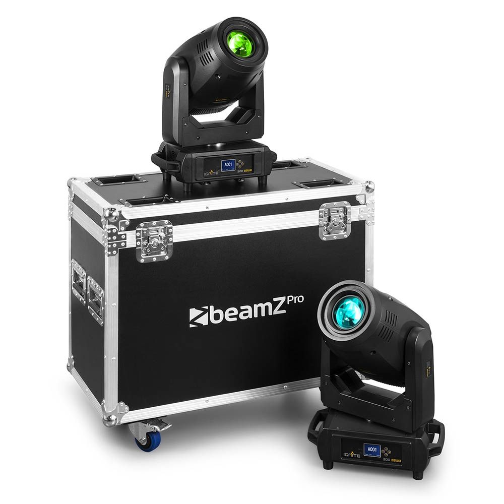 BeamZ PRO IGNITE300A-2 LED BSW Moving Head 2-Piece Kit