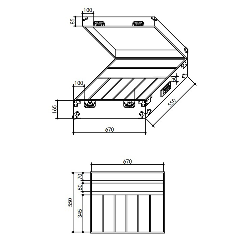 BeamZ PRO FCC12 FlightCase for 6x BBB612 Charging - Image 10