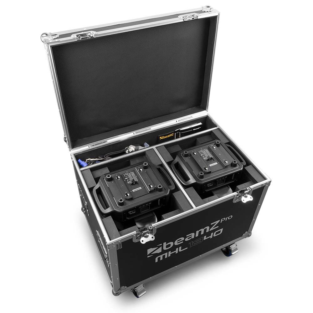 BeamZ PRO FC1940 Flightcase for 2 MHL1940 Moving Heads