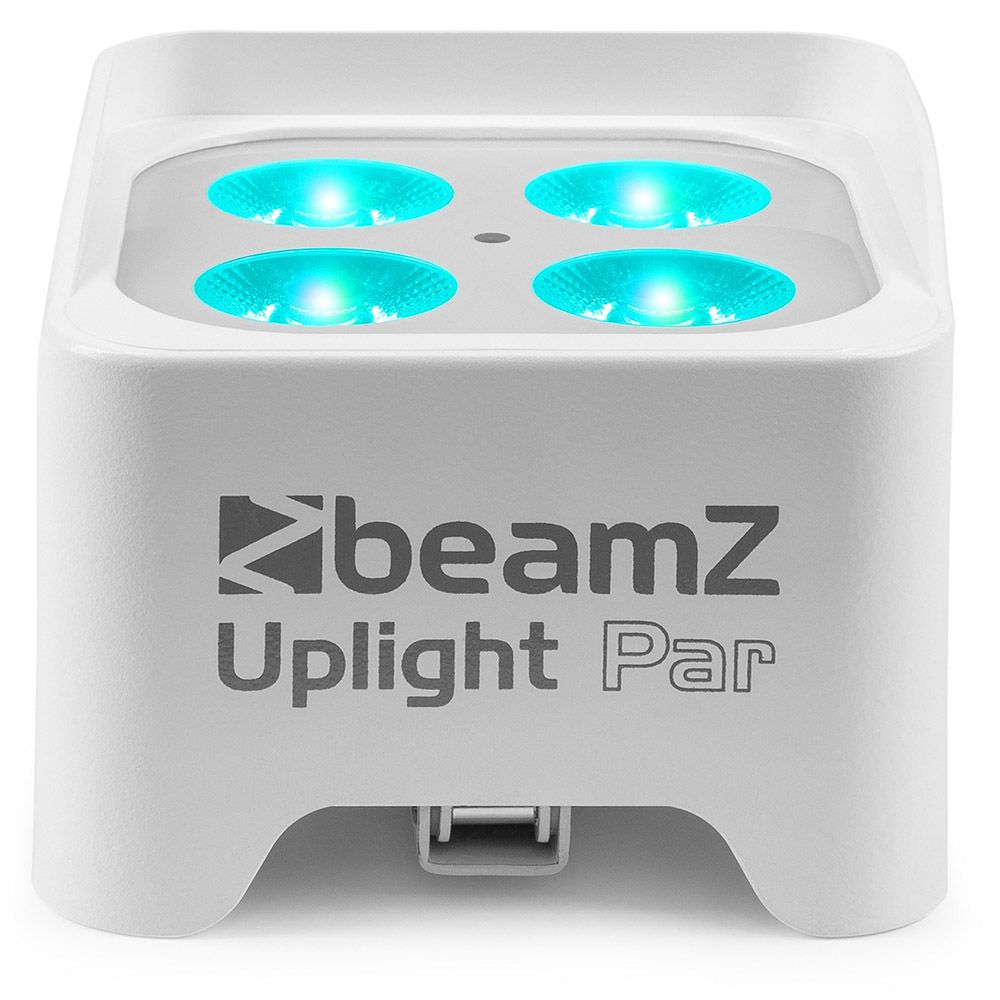 Beamz BBP90W Battery Uplight Par 4x 4W White